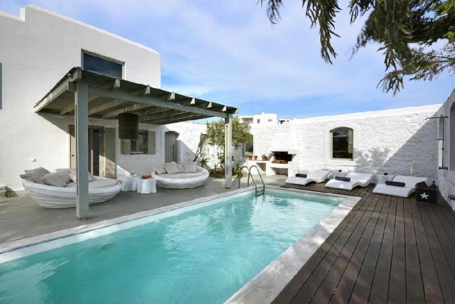 Villa Dafni 4Bed With Pool In Kalafatis Spilia Mykonos Town Exterior foto